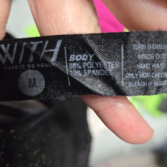 Peloton For Wear It To Heart  Sunrise Fade Sparkle High Waist Leggings Sz M - Picture 3 of 10